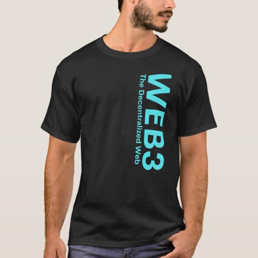 くもの巣3 Crypto Internet3 0 Blockchain NFT DeFiメターブ Tシャツ (正面)