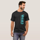 くもの巣3 Crypto Internet3 0 Blockchain NFT DeFiメターブ Tシャツ (正面フル)
