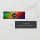 くもの巣 スキニー名刺 (正面/裏面)