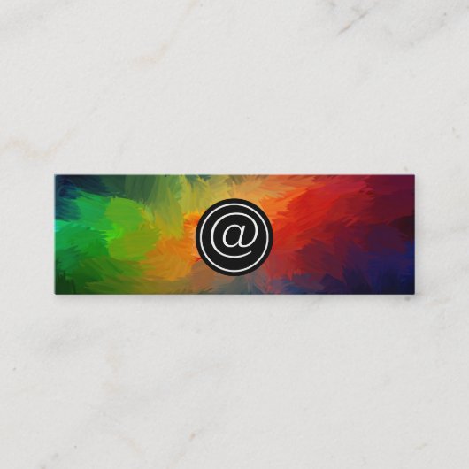 くもの巣 スキニー名刺 (正面)