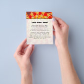 くもの巣 チラシ (手)