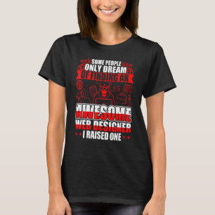 くもの巣・デザイ素晴らしナーの検索 Tシャツ