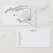 くもの木のプロフィールカード 名刺 (正面/裏面)