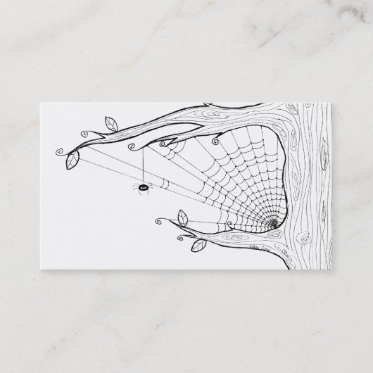 くもの木のプロフィールカード 名刺 (正面)