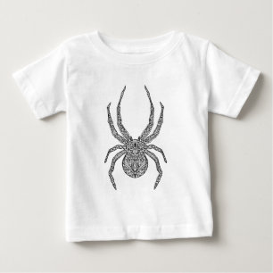 くもの落書き ベビーTシャツ