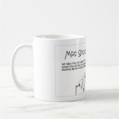 くもの遺体安置所の訪問 コーヒーマグカップ (左)