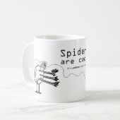 くもは涼しいです コーヒーマグカップ (正面左)