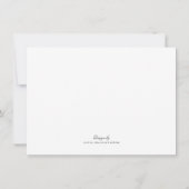 くもり空の青いハートのベイビーシャワー オーダーメイド ステーショナリー 招待状 (裏面)