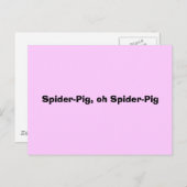 くもブタ、ohくもブタ ポストカード (正面/裏面)