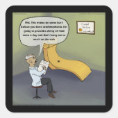 くも恐怖症セラピーのクモ スクエアシール (正面)