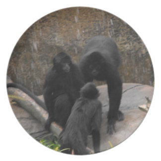 くも猿の夕食製品 プレート