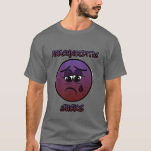くも膜最低炎 Tシャツ