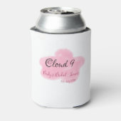 くも９赤パステルウェディングシャワー名前付き 缶クーラー (缶裏面)