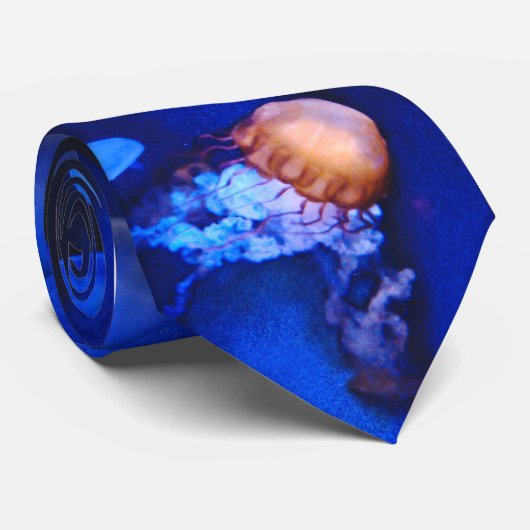 くらげのタイの海洋生物 ネクタイ (ロール)