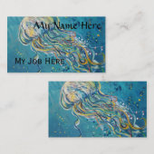 くらげの絵画 名刺 (正面/裏面)