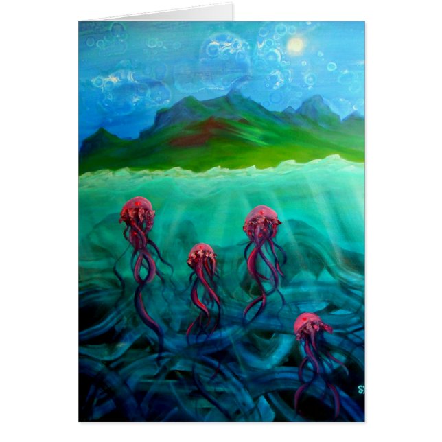 くらげの込み合い (正面)