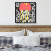 くらげ キャンバスプリント (インサイチュ (寝室))