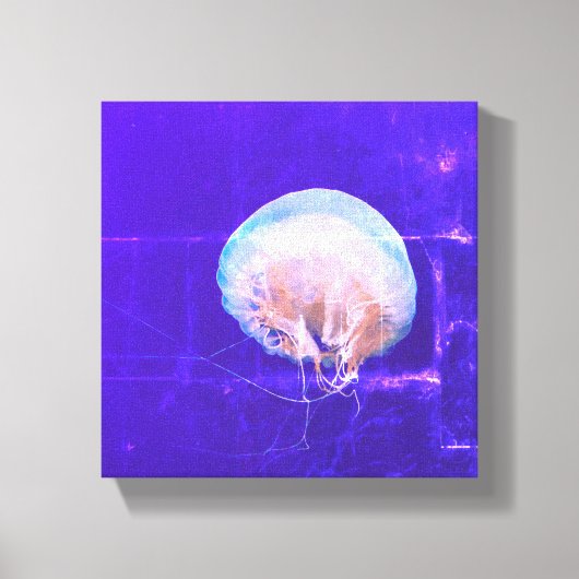 くらげ キャンバスプリント (正面)