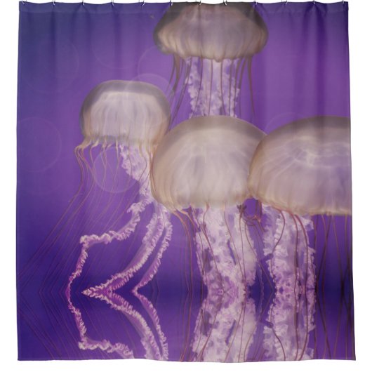 くらげ シャワーカーテン (正面)