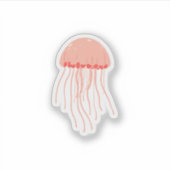 くらげ シール (正面)