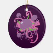 くらげ セラミックオーナメント (左)