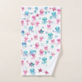 くらげ バスタオルセット (ハンドタオル)