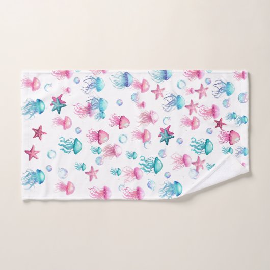 くらげ バスタオルセット (ハンドタオル)