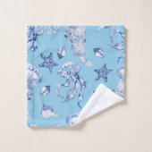 くらげ バスタオルセット (ウォッシュタオル)