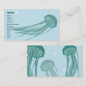 くらげ-ビジネス 名刺 (正面/裏面)