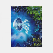 くらげ フリースブランケット (正面)