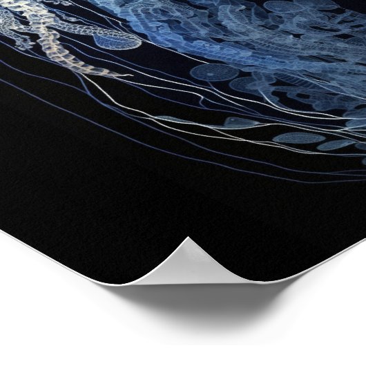 くらげ ポスター (角)