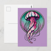 くらげ ポストカード (正面/裏面)