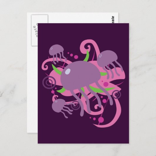 くらげ ポストカード (正面/裏面)