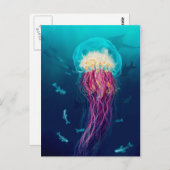 くらげ ポストカード (正面/裏面)