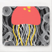 くらげ マウスパッド (正面)