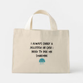 くらげ ミニトートバッグ (裏面)