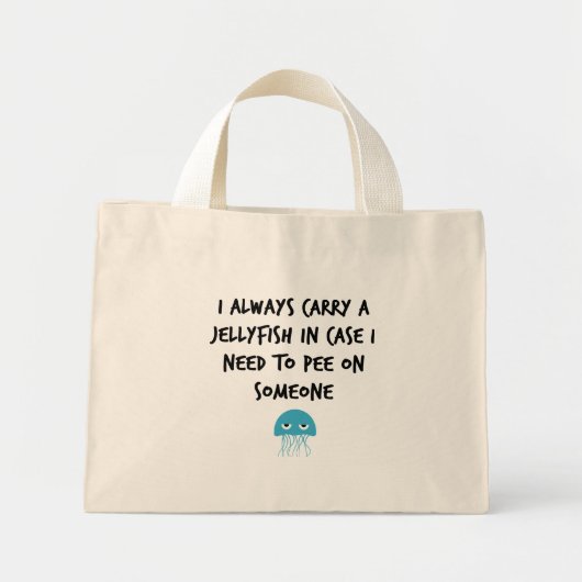 くらげ ミニトートバッグ (正面)