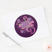 くらげ ラウンドシール (封筒)