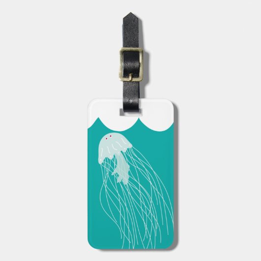 くらげ ラゲッジタグ (正面縦)