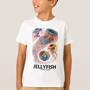 くらげ(自然のエルネストHaeckel Artforms) Tシャツ