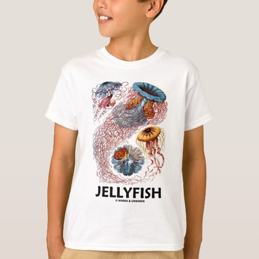 くらげ(自然のエルネストHaeckel Artforms) Tシャツ (正面)