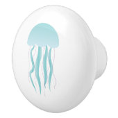 くらげ-陶磁器のノブおよび引き セラミックノブ (右)