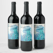 くらげ |魅惑の恵みのアートボトル ワインラベル (ボトル)