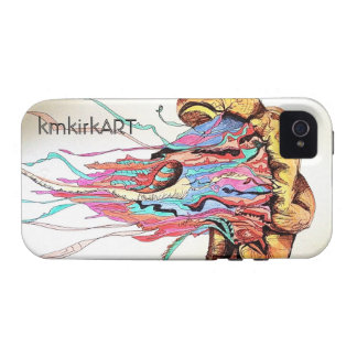"くらげIphone 4/4s場合"のkmkirkART Case-Mate iPhone 4ケース