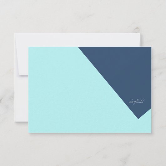 くらげRSVPカード 出欠カード (裏面)