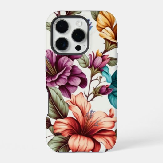 くりぬき花びら模様  iPhoneケース (裏面)