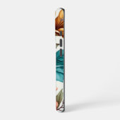 くりぬき花びら模様  iPhoneケース (左側面)