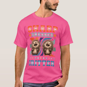 くるう豚の鋭い服装の山嵐 Tシャツ