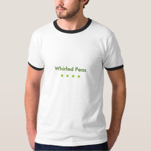 くるくる回った豆 Tシャツ