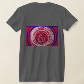 くるくる回る Tシャツ (レイダウン裏面)
